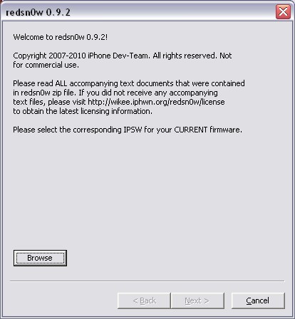 Redsnow download for windows xp