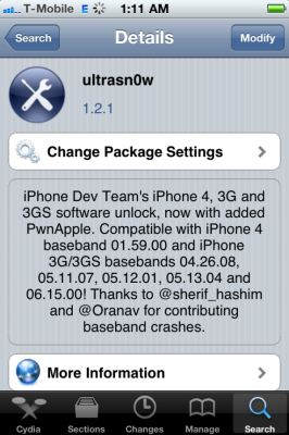 ultrasn0w 121 266x400 UltraSn0w 1.2.1 released: supports iPhone iOS 4.3.1