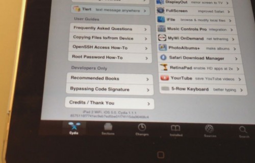 ipad2 jailbreak 500x321 iPad 2 with iOS 5 is jailbroken [video]