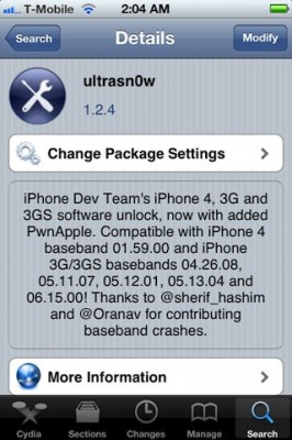 ultrasn0w 124 266x400 DevTeam releases ultrasn0w unlock for iOS 5