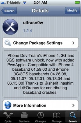 ultrasn0w 124 266x400 DevTeam releases iOS 5 unlock   ultrasn0w 1.2.4