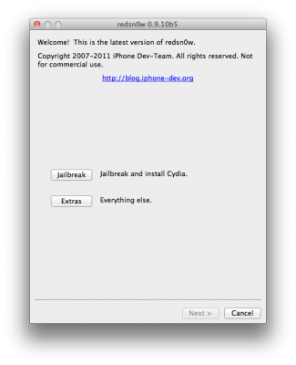 redsn0w 0910b5 325x400 Dev Team Releases RedSn0w 0.9.10b5 With iBooks Fix