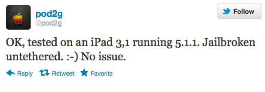 ipad3 511 jailbreak Pod2g подтвердил отвязанный джейлбрейк iPad 3 с прошивкой iOS 5.1.1