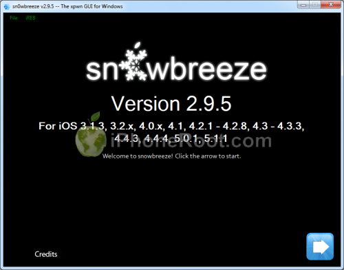 Step by step Tutorial: How to Untether Jailbreak and Unlock iPhone 4 Using Sn0wBreeze 2.9.5 (Windows) [iOS 5.1.1] (sn0wbreeze 295 2 500x392)