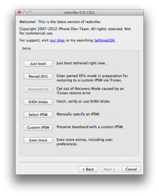 redsn0w 0912b1 extras 325x400 RedSn0w 0.9.12b1 and PwnageTool 5.1.1 released: support iOS 5.1.1 untethered jailbreak