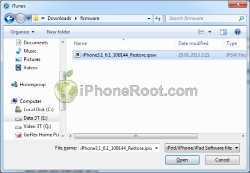 restore 500x347 Step by step Tutorial: How to perform correct restore for iOS 6.1 jailbreak