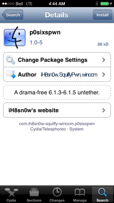 p0sixspwn 225x400 Untethered jailbreak for iPhone 4, iPhone 3GS, and iPod Touch 4G with iOS 6.1.3   6.1.5