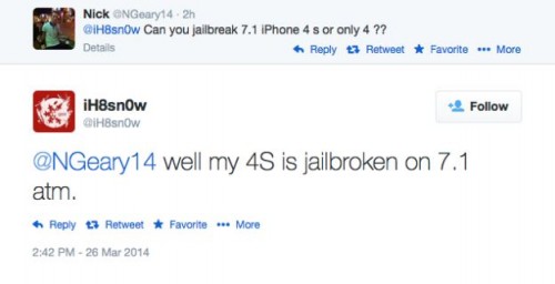 iphone4s jailbreak ios7.1 500x256 iH8Sn0w Confirms Untethered Jailbreak on iPhone 4s Running iOS 7.1