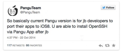 pangu8 500x215 Вышел отвязанный джейлбрейк Pangu для iOS 8   iOS 8.1