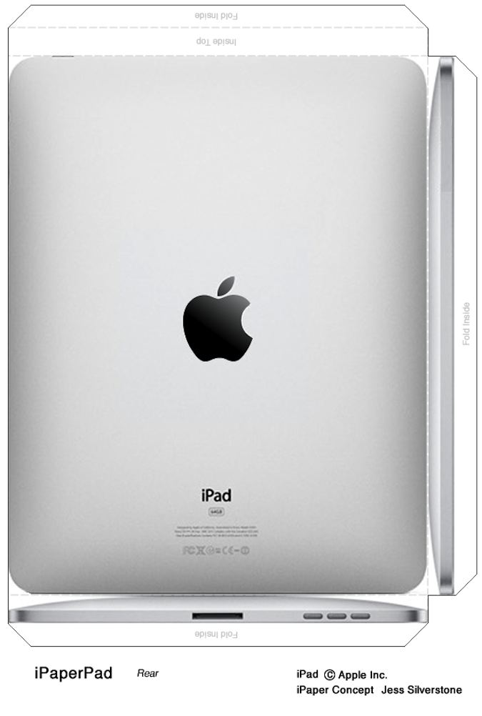 iPhoneRoot.com » Make Your Own Full Size Paper iPad » Print