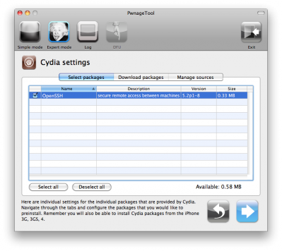 Step by step Tutorial: how to jailbreak and unlock your iPhone using PwnageTool 4.1.2 (Mac) (pwnagetool 41 13 399x356)