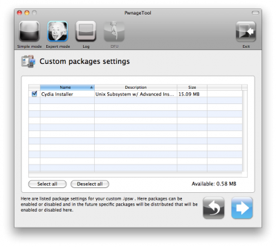 Step by step Tutorial: how to jailbreak and unlock your iPhone using PwnageTool 4.1.2 (Mac) (pwnagetool 41 14 399x356)