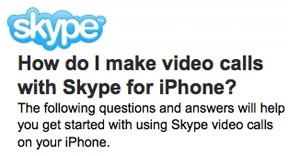 skype video calling