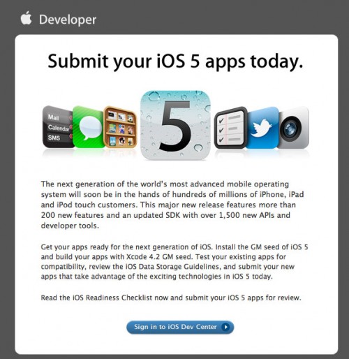 ios5 apps