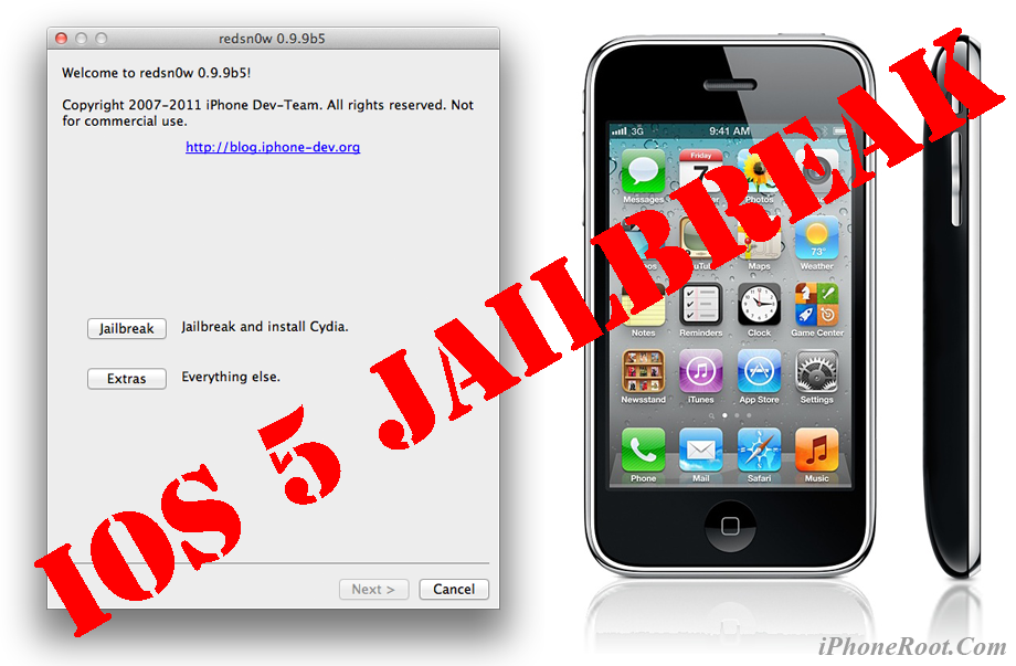 Step By Step Tutorial How To Un Tether Jailbreak And Unlock Iphone 3gs Using Redsn0w 0 9 9b5 Mac Os Ios 5 Iphoneroot Com