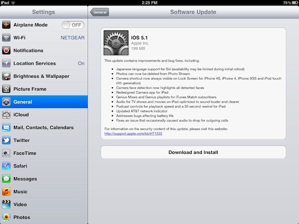 latest ios version for ipad