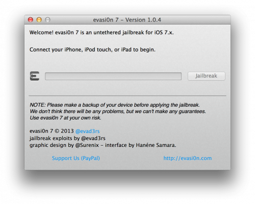 Evasi0n7 1.0.4 download