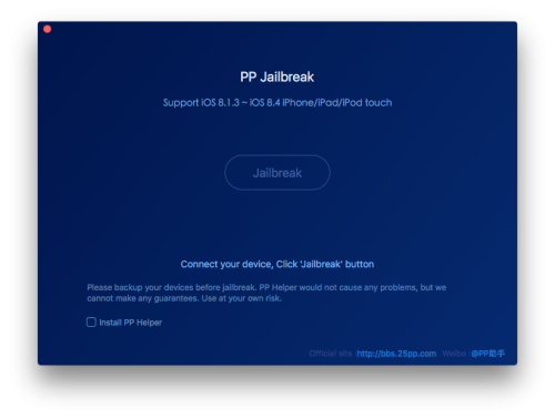 PP Team Releases iOS 8.4 Jailbreak Tool for Mac | iPhoneRoot.com