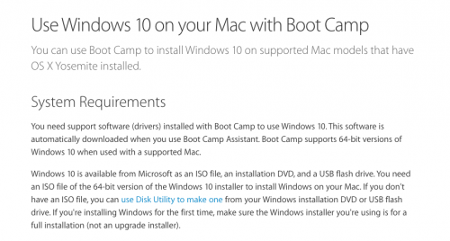 apple boot camp update windows 10