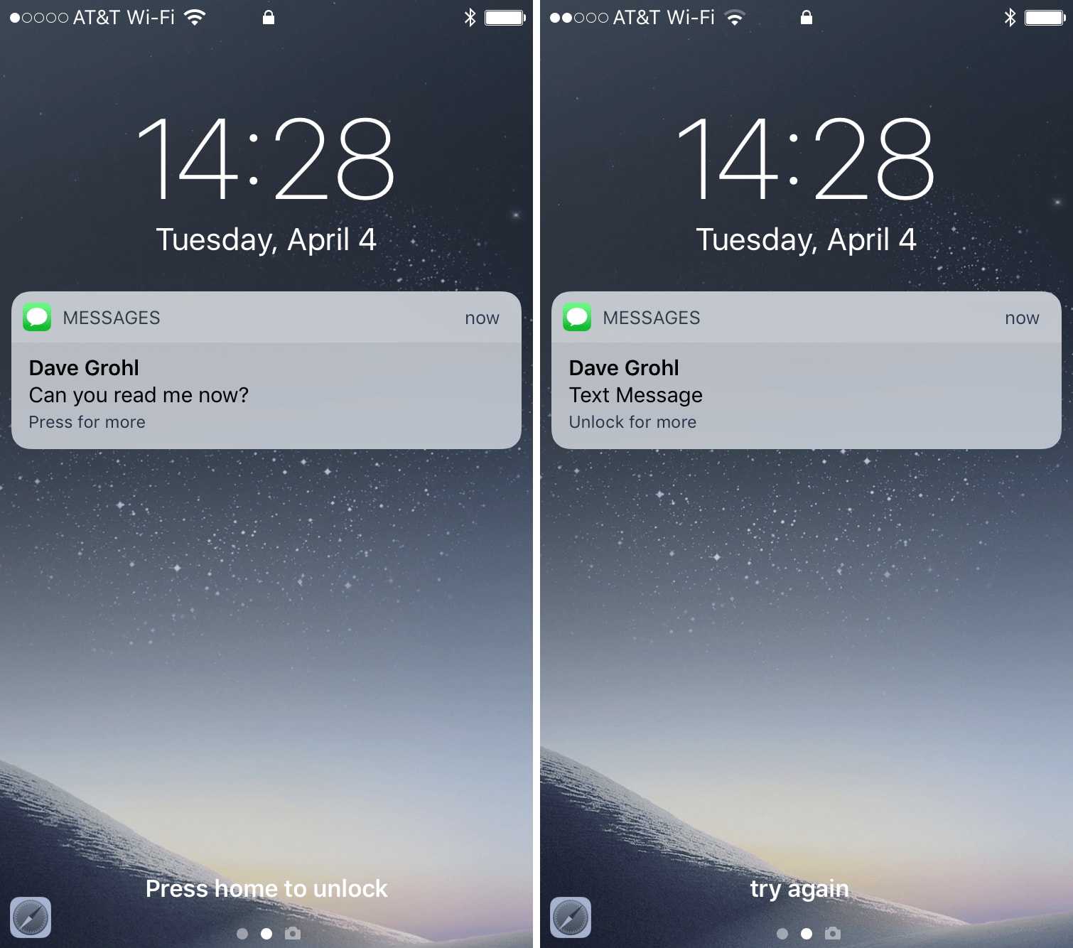 how to hide notifications on lock screen iphone